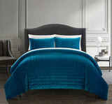 Chyna Teal Queen 3pc Comforter Set