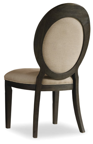 Hooker Furniture - Set of 2 - Corsica Traditional-Formal Oval Back Side Chair in Acacia Solids and Veneers 5280-75412