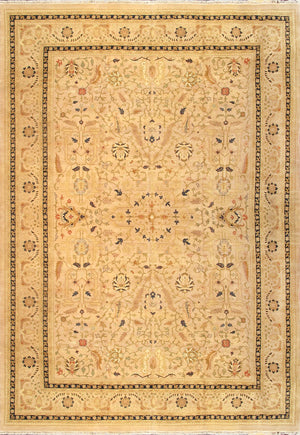 Pasargad Antique Melody Collection Navy Lamb's Wool Area Rug 024464-PASARGAD