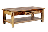 Porter Designs Taos Solid Sheesham Wood Natural Coffee Table Natural 05-196-01-9011N