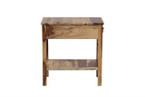 Porter Designs Sheesham Accents Solid Wood Natural End Table Natural 05-116-07-PDU08