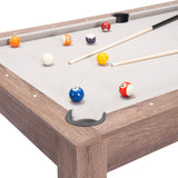 Zuo Modern Bonkers 100% Polyester, MDF, PVC Modern Commercial Grade Pool Table Brown 100% Polyester, MDF, PVC