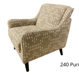 Fusion 240 Transitional Accent Chair 240 Purnmia Burlap Accent Chair