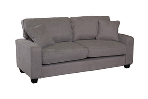 Porter Designs Harper Microfiber Modern Sofa Gray 01-201-01-4245