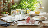 Butterfly Meadow 4-Piece Highball Glass Set - Stylish Break-Resistant Acrylic for Picnics & Events!