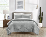 Jessa Grey Twin 5pc Comforter Set