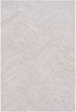 Zander ZND-1001 Modern Hair On Hide Rug ZND1001-58 Cream, Taupe, Tan 100% Hair On Hide 5' x 8'