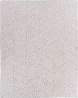 Zander ZND-1001 Modern Hair On Hide Rug ZND1001-810 Cream, Taupe, Tan 100% Hair On Hide 8' x 10'
