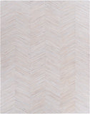 Zander ZND-1001 Modern Hair On Hide Rug ZND1001-810 Cream, Taupe, Tan 100% Hair On Hide 8' x 10'