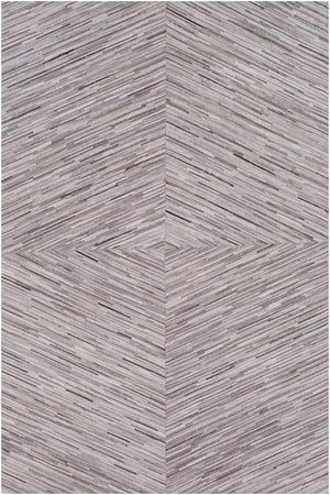 Zander ZND-1003 Modern Hair On Hide Rug ZND1003-58 Cream, Taupe, Tan 100% Hair On Hide 5' x 8'