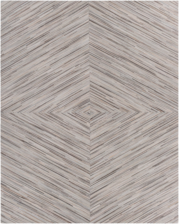 Zander ZND-1003 Modern Hair On Hide Rug ZND1003-810 Cream, Taupe, Tan 100% Hair On Hide 8' x 10'