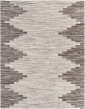 Zander ZND-1007 Rustic Hair On Hide Rug ZND1007-810 Silver Gray, Beige, Ivory, Medium Gray, Cream 100% Hair On Hide 8' x 10'