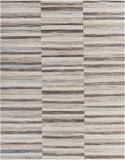 Zander ZND-1008 Rustic Hair On Hide Rug ZND1008-810 Dark Brown, Beige, Ivory, Medium Gray, Cream, Silver Gray, Camel, Tan 100% Hair On Hide 8' x 10'