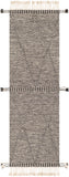 Zanafi ZNF-2301 Global Cotton Rug ZNF2301-268 Black, Cream 100% Cotton 2'6" x 8'