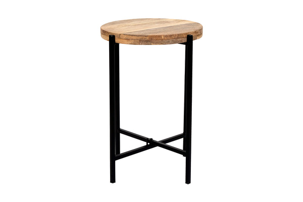 Porter Designs Camden Solid Wood Transitional End Table Natural 05-215-08-4016