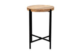 Porter Designs Camden Solid Wood Transitional End Table Natural 05-215-08-4016