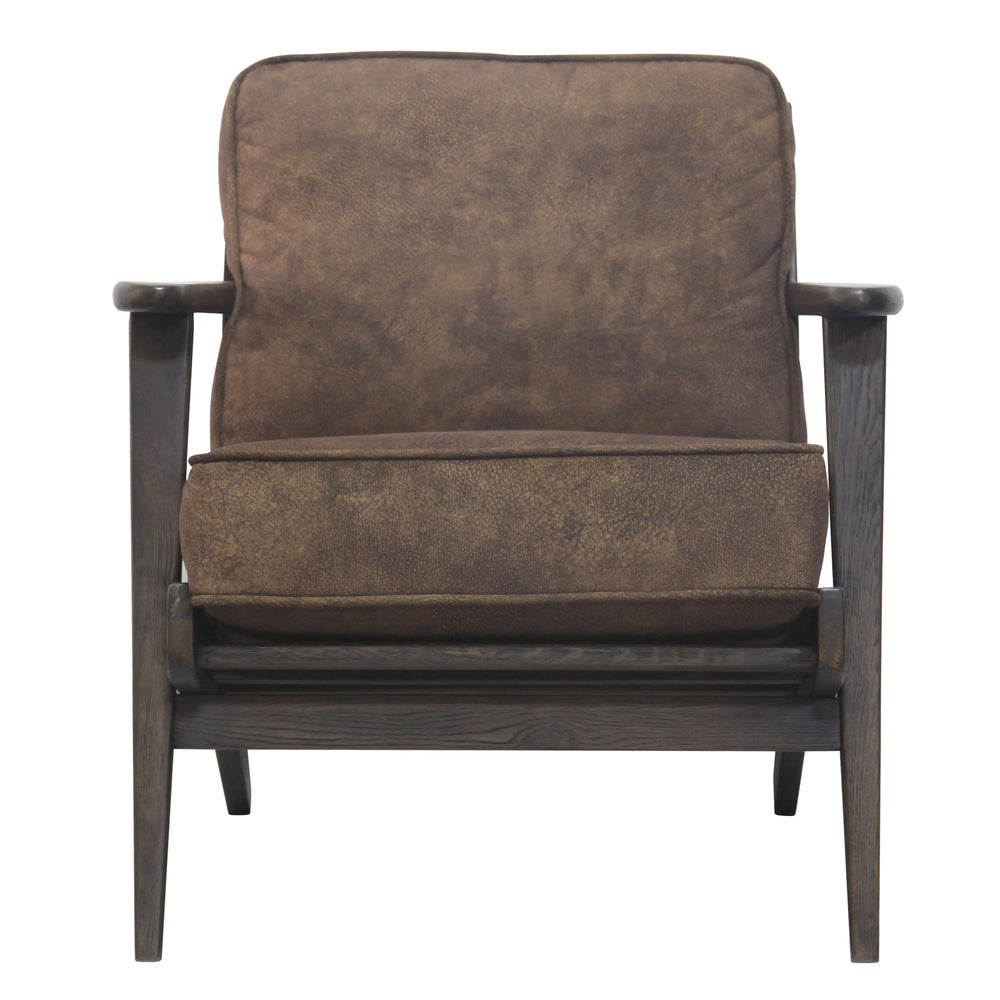Albert Accent Chair - Contemporary Plush Seating with Solid Oak Frame for Modern Living Spaces