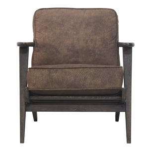 Albert Accent Chair - Contemporary Plush Seating with Solid Oak Frame for Modern Living Spaces