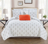 New York Navy Queen 5pc Quilt Set