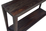 Porter Designs Fall River Solid Sheesham Wood Contemporary Console Table Gray 05-117-10-4435