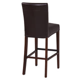 Milton Bonded Leather Bar Stool