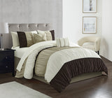 Fay Brown King 9pc Comforter Set