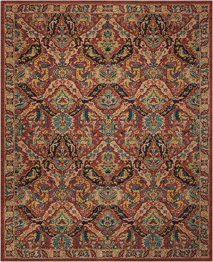 Nourison Nourison 2020 NR205 Persian Machine Made Loomed Indoor Area Rug Terracotta 12' x 15' 99446364296