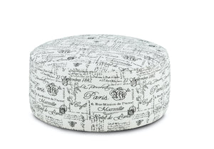 Fusion 140 Transitional Cocktail Ottoman 140 Francaise Ebony