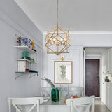 Bethel Gold Chandelier in Metal