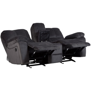 Porter Designs Ramsey Triple Power seat Transitional Reclining Console Love Gray 03-112C-02-6014A