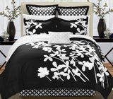 Iris Black King 7pc Non Kit Comforter