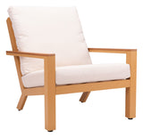 Terrio 100% Olefin, Aluminum Modern Commercial Grade Accent Chair