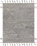 Zanafi Tassels ZTS-2307 Global Wool Rug ZTS2307-810 Black, Cream 100% Wool 8' x 10'