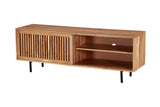 Porter Designs Bauhaus Solid Acacia Wood Modern TV Stand Natural 06-162-03-0160