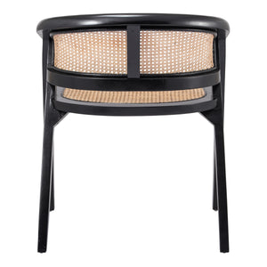 Seine Rattan Dining Chair Black/Natural