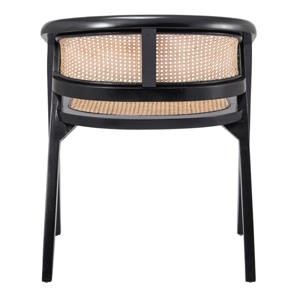 Seine Rattan Dining Chair Black/Natural