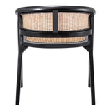 Seine Rattan Dining Chair Black/Natural