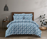 Chrisley Navy King 7pc Duvet Set