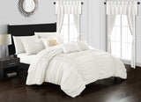 Avila White King 20pc Comforter Set