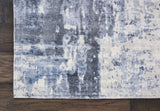 Nourison kathy ireland Home Safari Dreams KI372 Painterly Handmade Loomed Indoor Area Rug Blue 3'9" x 5'9" 99446136008