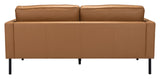 Zuo Modern Decade 100% Polyester, Plywood, Steel Modern Commercial Grade Sofa Brown, Black 100% Polyester, Plywood, Steel