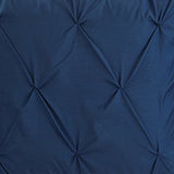 Daya Navy Queen 4pc Duvet Set