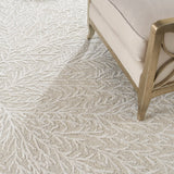 Nourison Michael Amini Ma30 Star SMR03 Glam Handmade Hand Tufted Indoor only Area Rug Ivory 8'6" x 11'6" 99446881502