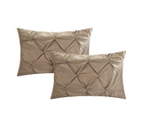 Talia Taupe Queen 3 Piece Duvet Set