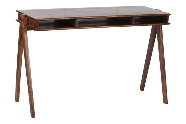 Porter Designs Portola Solid Acacia Wood Transitional Desk Brown 04-108-23-0090